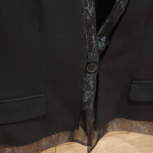 Gap Black Blazer Jacket 6 - Picture 6 of 6